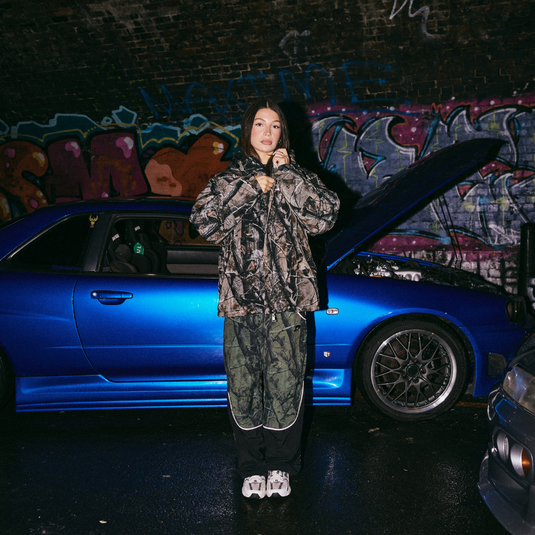 Chrome Reversible Camo Puffer