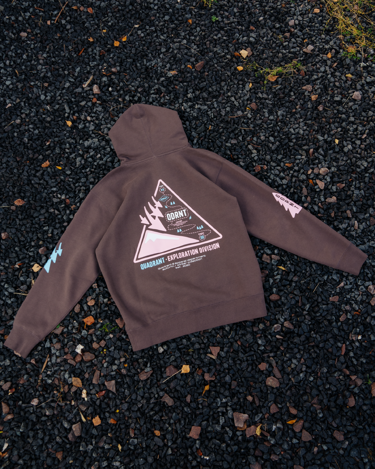 CHOCOLATE DIAGRAM HOODIE