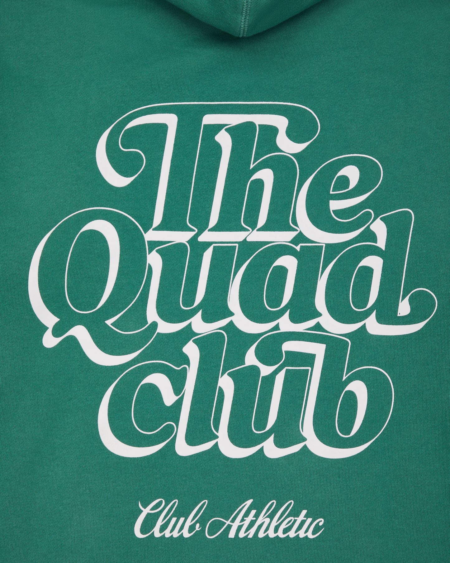 CLUB ATHLETIC GREEN QUAD CLUB HOODIE