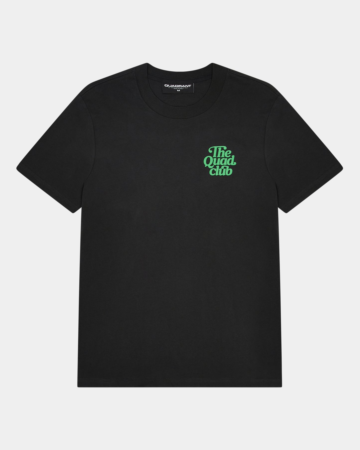 BLACK QUAD CLUB TEE