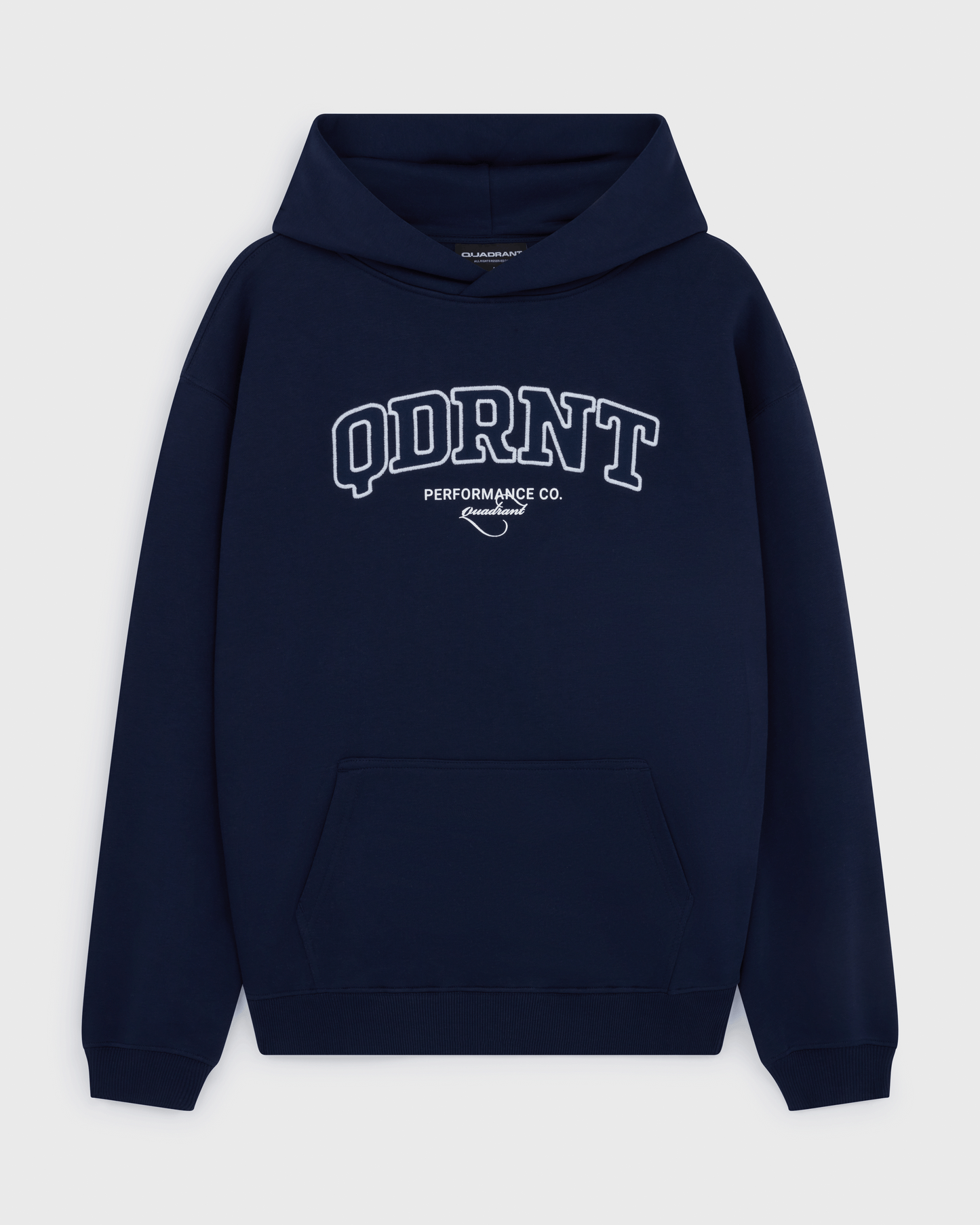 NAVY VARSITY HOODIE