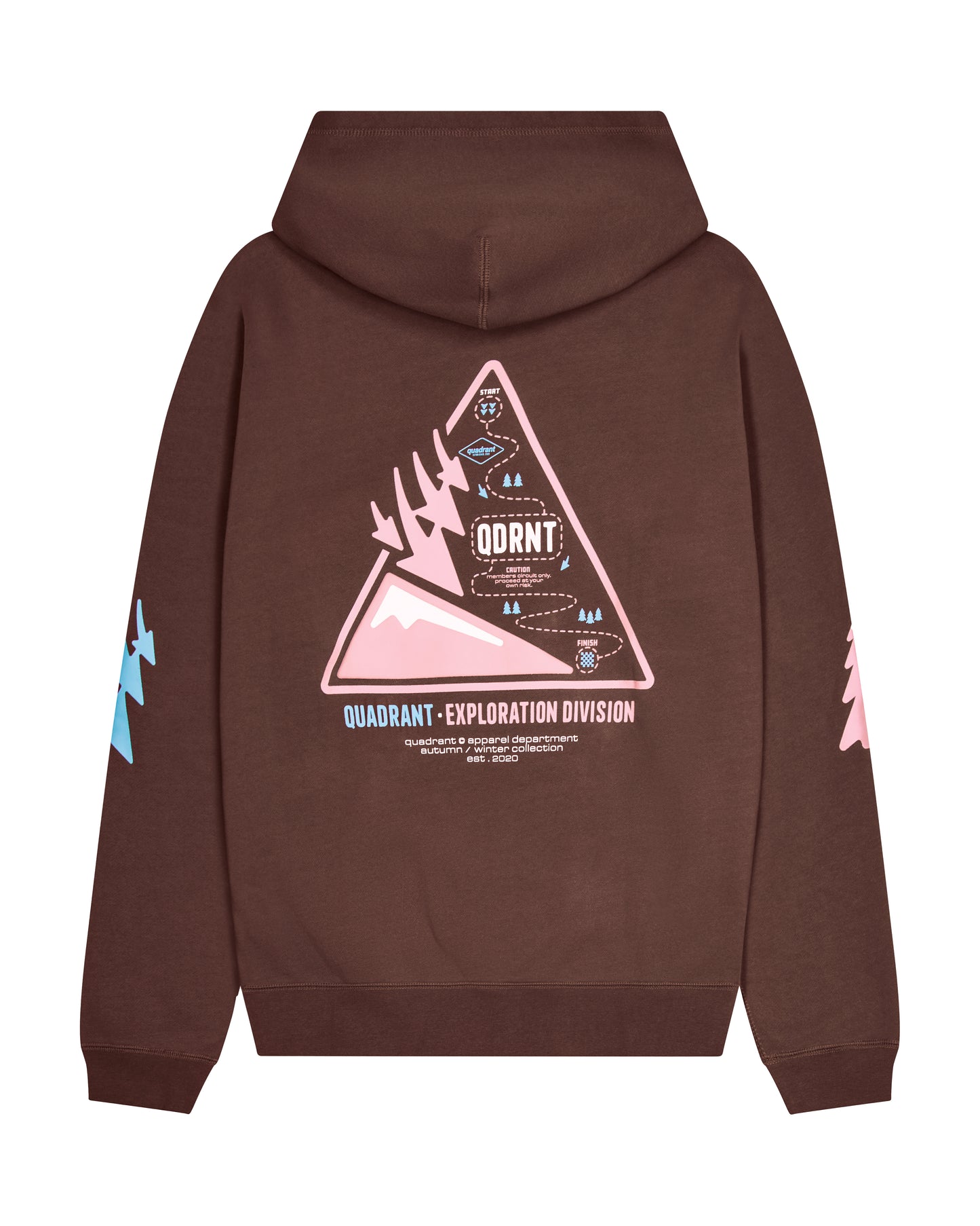 CHOCOLATE DIAGRAM HOODIE