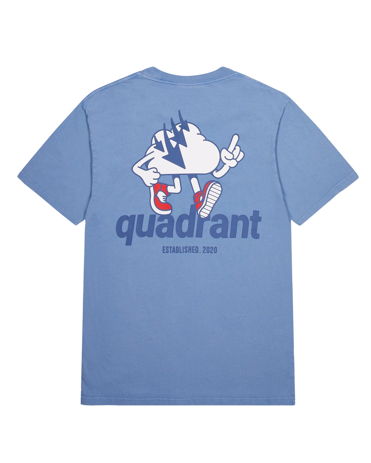 WASHED BLUE MASCOT TEE